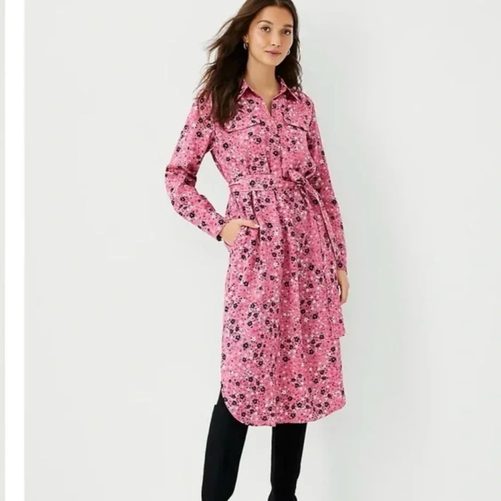 ann taylor shirt dress Midi Eyelet Shirtdress seam pockets. Shirtdress With Pockets | Ann